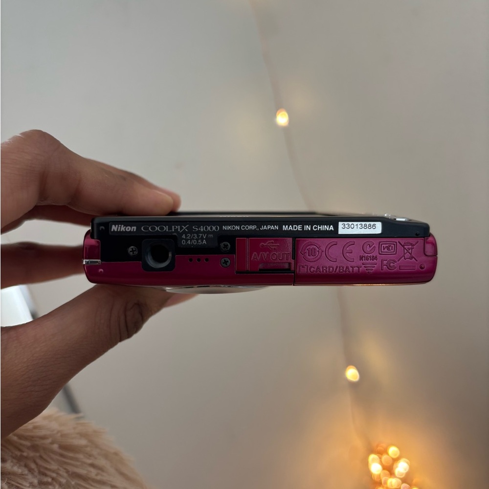 Nikon Red Digital Camera Compact Point-and-Shoot - Picture 6 of 11